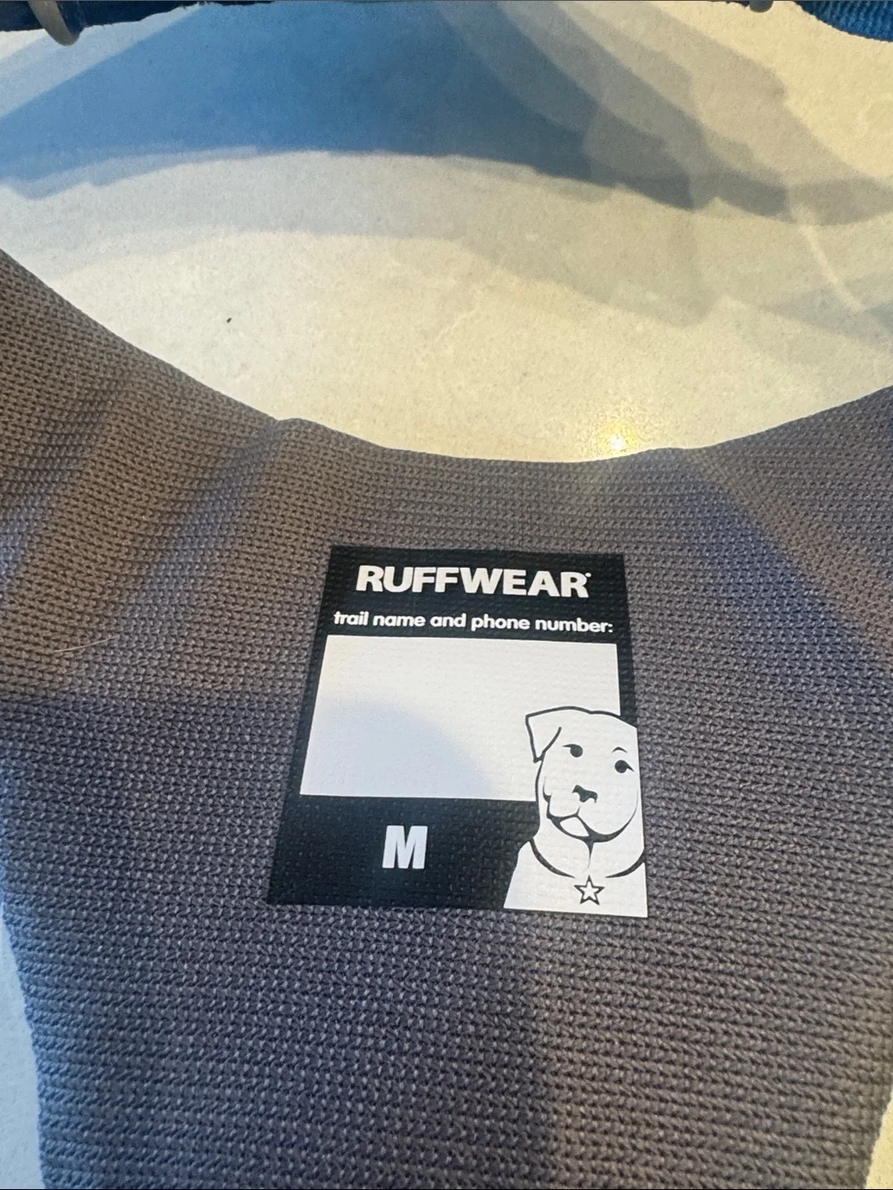 RuffWear front range coastal mountain camo Wave-Pattern Padded Dog Harness